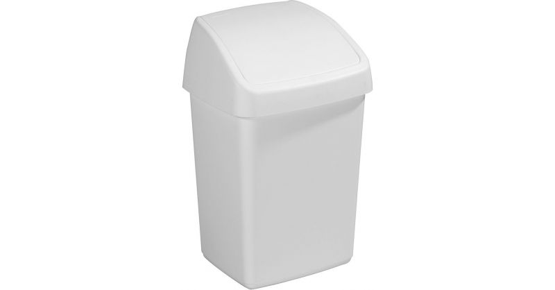 Poubelle de table plastique avec couvercle à bascule 1,5 L