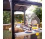 Abri barbecue en aluminium et polycarbonate Austin - 7