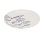 Vaisselle en porcelaine blanche Banc de Poissons - AUB-6831