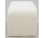 Banc blanc tissu bouclettes - AUB-6104