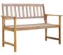 Banc de jardin en acacia massif Sunna