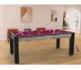 Billard convertible table 8 personnes Arizona + plateau dinatoire + pack d'accessoires - 