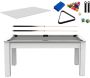 Billard convertible table 6 personnes Texas + plateaux dinatoires + pack accessoires Confort