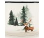 Vaisselle en porcelaine décor Cerf et Sapin, style fait main - AUB-6816