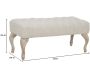 Bout de lit en tissu Provenza 97 x 42 x 40 cm - MAU-0156