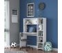 Bureau avec niches de rangement Simplicity - HANAH HOME