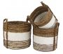 Cache-pots en raphia (Lot de 3)