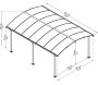 Carport en aluminium et polycarbonate Arcadia - PAA-0417