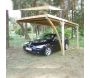 Carport en bois et panneaux ondulés 3x5 m Lido - GARDENAS