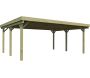 Carport double en bois Basic