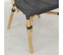 Chaise d'extérieur en rotin et résine (Lot de 4) - 5