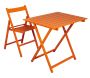 Chaise pliante en bois Orange - ITA-0107