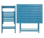 Chaise pliante en bois bleu - 27,90