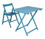 Chaise pliante en bois bleu - ITA-0106