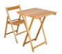 Chaise pliante en bois (Lot de 2) - ITA-0118