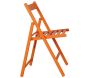 Chaise pliante en bois Orange