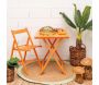 Chaise pliante en bois Orange - Italiadoc