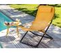 Chaise relax en acier et toile Easy - PROLOISIRS