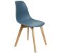 Chaise scandinave en hëtre et polypropylène (Lot de 2) - CMP-4452