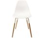 Chaise scandinave pieds métal et bois de hêtre Phenix (Lot de 6) - CMP-5059