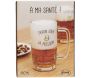 Chope à bière en verre Humour 440 ml - LAC-0338