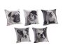 Coussin chien en coton (Lot de 5)