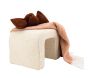 Coussin noeud en bouclette - 7