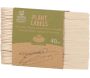 Etiquettes pour plantes en bouleau (Lot de 40) - 6