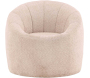 Fauteuil en bouclette Warren