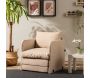 Fauteuil convertible en tissu Saga - 8