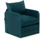 Fauteuil convertible en tissu Saga