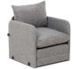 Fauteuil convertible en tissu Saga