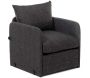 Fauteuil convertible en tissu Saga