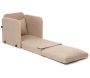 Fauteuil convertible en tissu Saga - 5