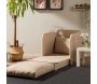 Fauteuil convertible en tissu Saga - HANAH HOME