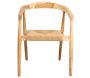 Fauteuil en teck naturel et jute - AUBRY GASPARD