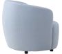 Fauteuil en tissus bleu Bobbo - 5