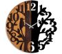 Horloge en bois et métal Clock