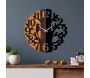 Horloge en bois et métal Clock - HANAH HOME