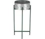 Jardinière sur pied en zinc intérieure extérieure (Lot de 2) - 7