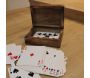 Jeu de cartes avec boite de rangement en manguier - SIL