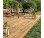 Lame de terrasse striée en pin sylvestre Premium - 20,90