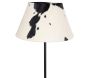 Lampadaire en métal et peau de vache - AUBRY GASPARD