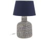 Lampe en jonc et coton