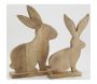 Décors lapins en manguier naturel (lot de 2) - 5