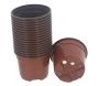 Set de 18 pots de plantation ronds 9 cm