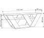 Meuble TV en aggloméré Pipralla - ASI-1134
