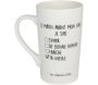 Mug humoristique en porcelaine XXL