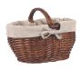 Panier enfant ovale en osier et jute