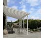 Pergola à adosser en aluminium blanc et polycarbonate Olympia - Canopia by Palram